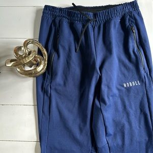 Brand new pair (NWOT) of blue Nobull joggers (medium).